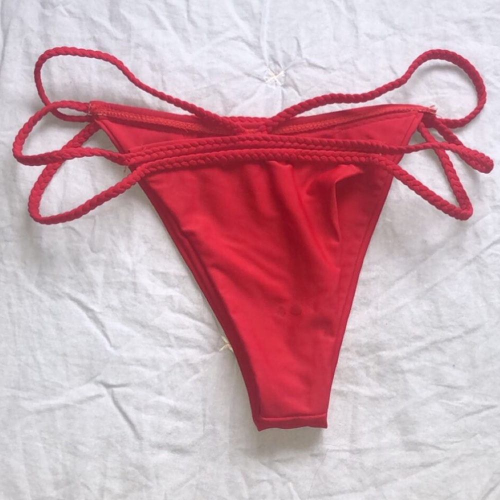 Cheeky Strappy Bikini Bottom